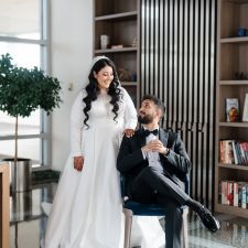 Grand Lounge Wedding Portrait
