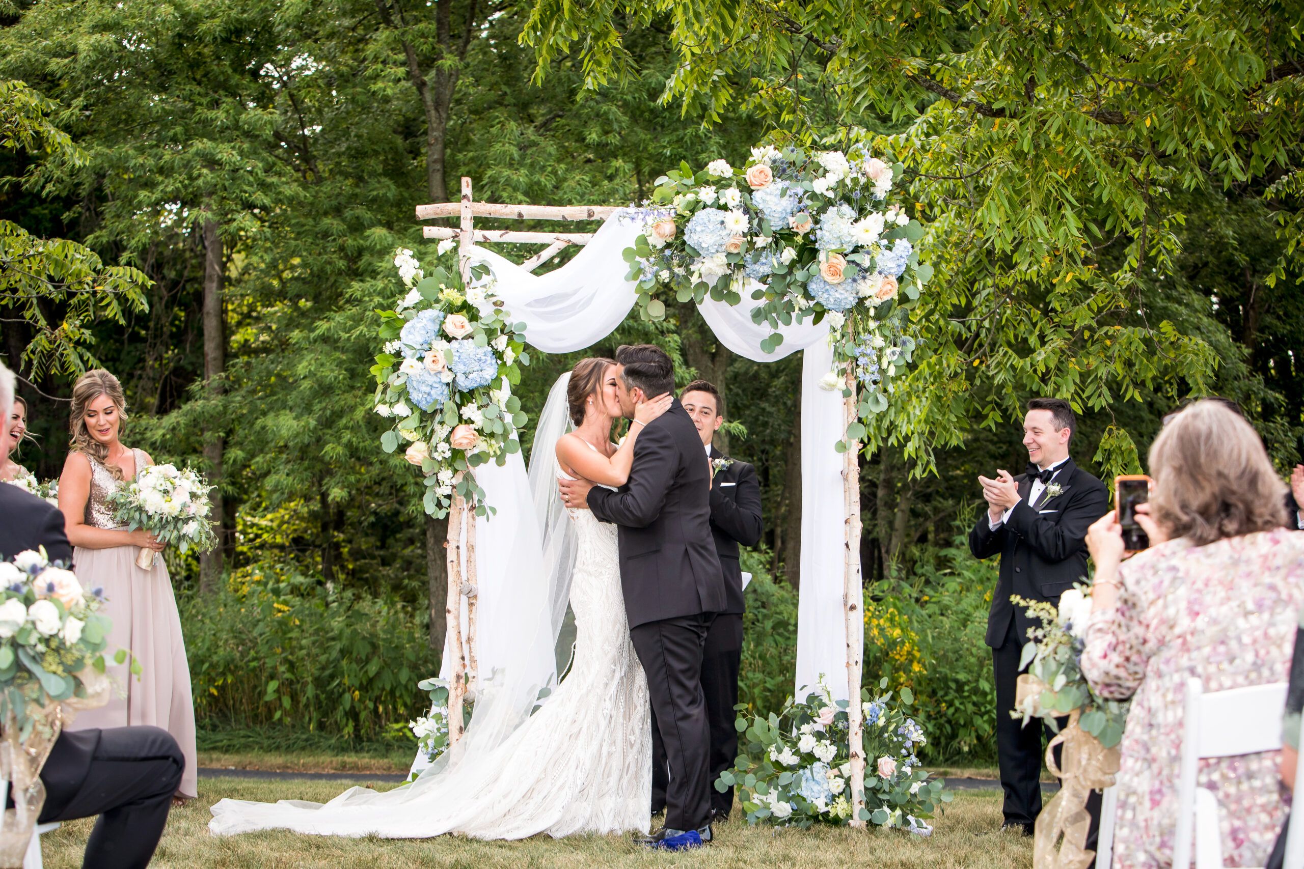 Couple Kissing Ceremony