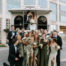 Grove Wedding Party Portrait